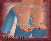 Blue heels