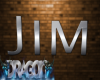 JIM wall sign