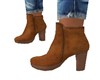 RUST SUEDE BOOTS