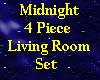 Midnight 4Piece Sofa Set