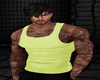 Yellow tank with tats