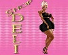 Diva Dress Blk/Gold XXL