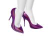 Metallic Purple Heels