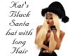 ~K~Kat's Black Santa Hat