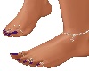 deep purple toes