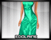 E~ Satin Gown Sea