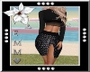 !E! Black Split Skirt