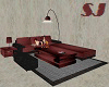 SRFRJOE Red Luxury Sofa