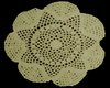 Vintage Doily lime green