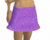 purple mini skirt