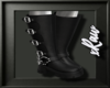 xRaw| Buckle Boots | Blk