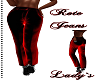 Rote Jeans Lady`s