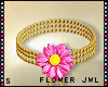 S|Flower Choker Pink