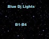 blue dj  lights