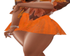 Orange Flirty Skirt