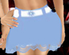 Daisy Country Blue Skirt