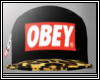 M| OBEY Leopard Snapback
