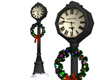 Holiday Street Clock
