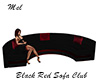 Black Red Sofa Club