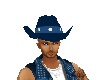 *PMM blue cowboy hat