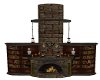 SLC library fireplace