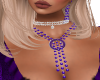 purple jewelry set
