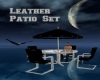 Leather Patio Set