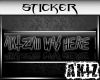 ]Akiz[ Support Sticker