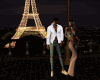 kiss on the eiffel tower