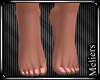 Bare Feet + Pink Nails