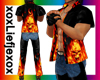 [L] Flame Chaps Outfit