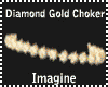(IS)Diamond Gold Choker