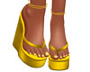 CA Yellow sandals