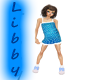lil blue spotted dress