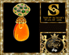 GOLD ORANGE EARRINGS