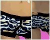 gS* leopard print shorts
