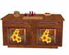 Yellow Flower Cabinets