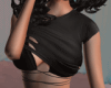 ripped top -black