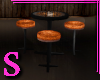 S Harley Table & Stools