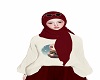 kaos muslimah cream