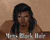Mens Black Hair