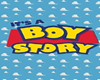 boy story ballon arch