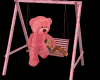 Teddy Bear Swing Pink