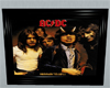 Framed AC/DC poster