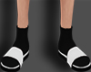 white sandals
