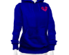 royal hearted hoodie