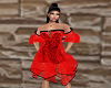 Pretty Red Lace Dress