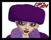SD Fur Hat Purple