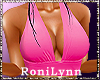 Leather Halter Pink