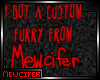 M! Custom Furry Sticker
